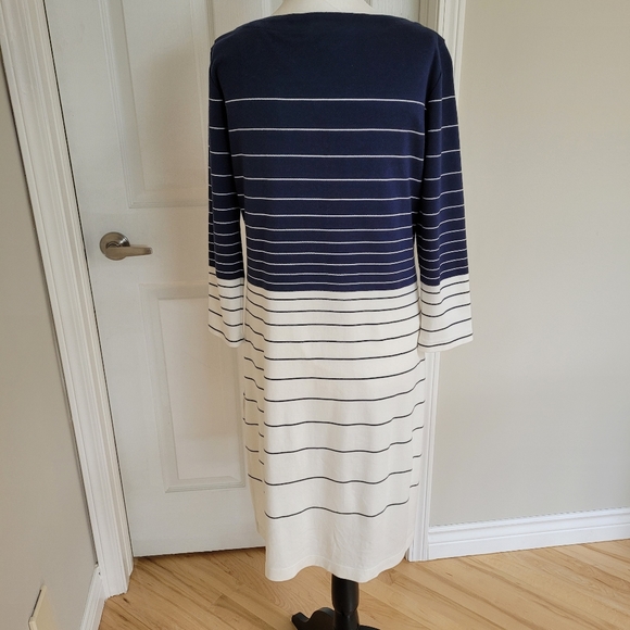 [M] Brooks Brothers Dress Blue and Cream - Picture 7 of 16